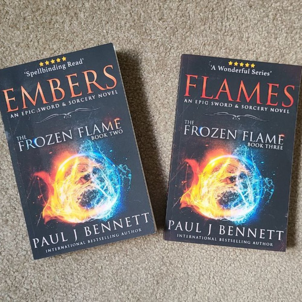 Embers: A Sword & Sorcery Novel AND Flames: An Epic Sword & Sorcery Novel